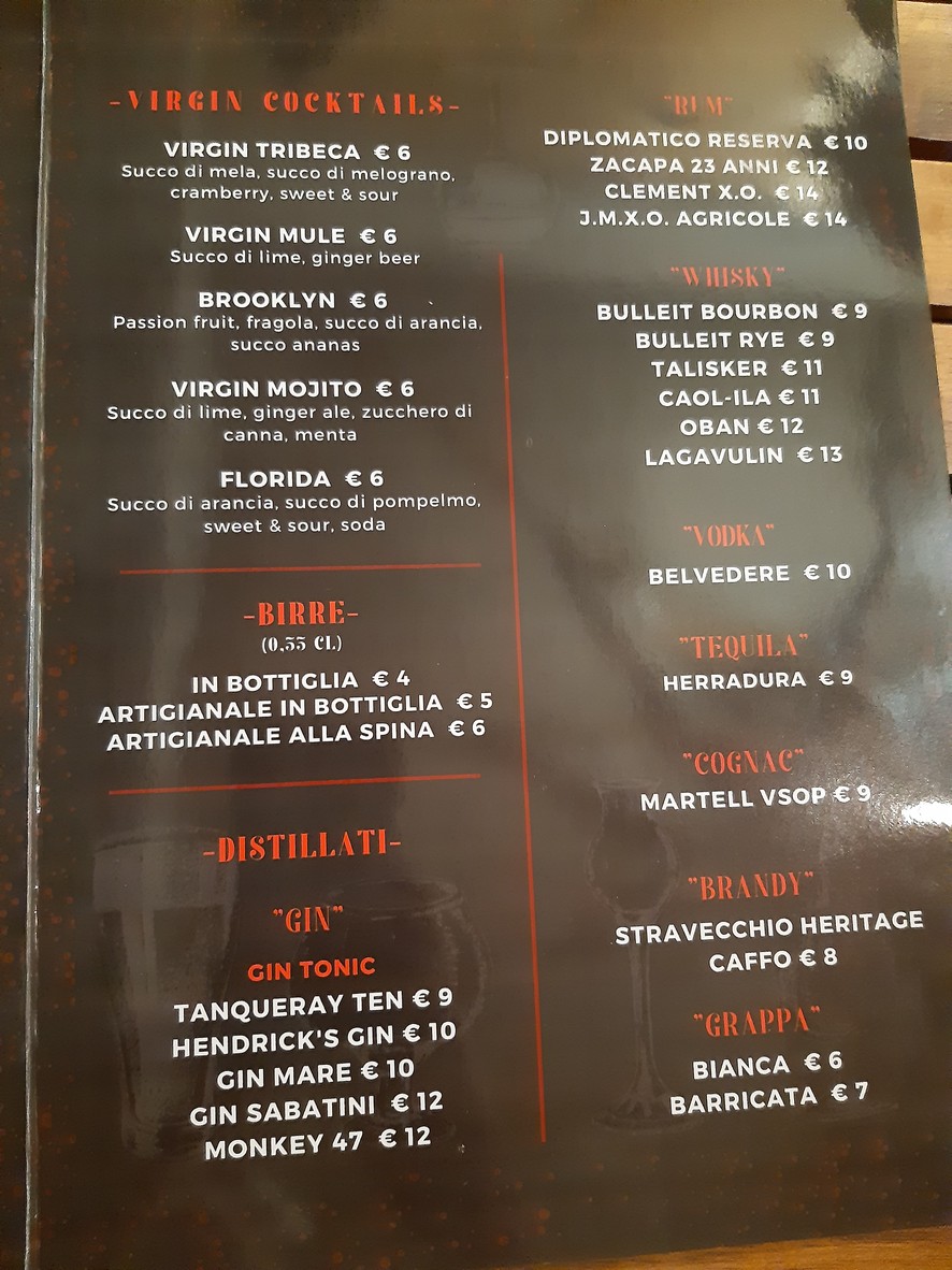 Tribeca menu 5