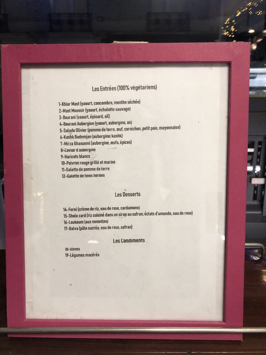 A Table menu 2