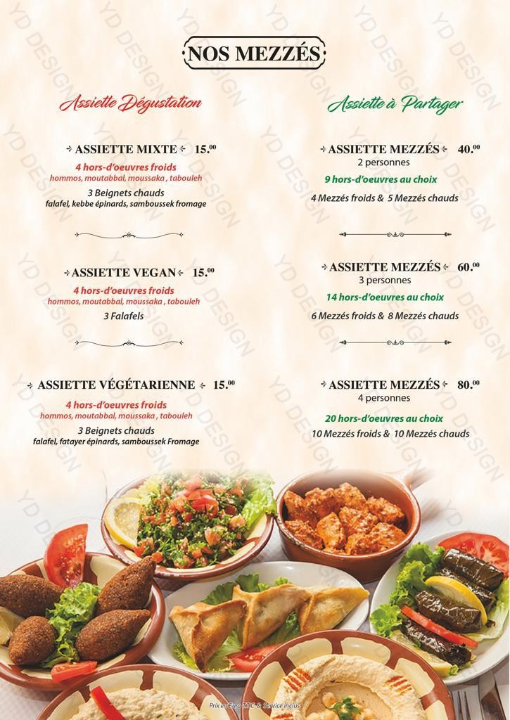 Le Beyrouth menu 3