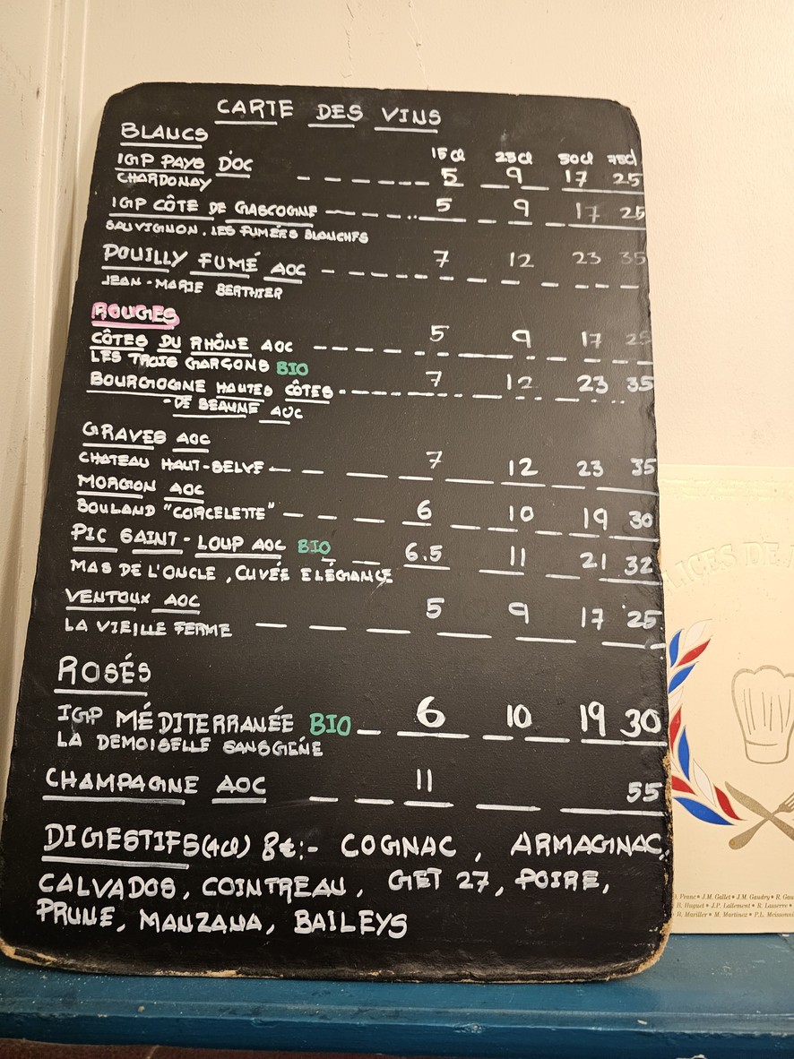 l'Envie menu 5