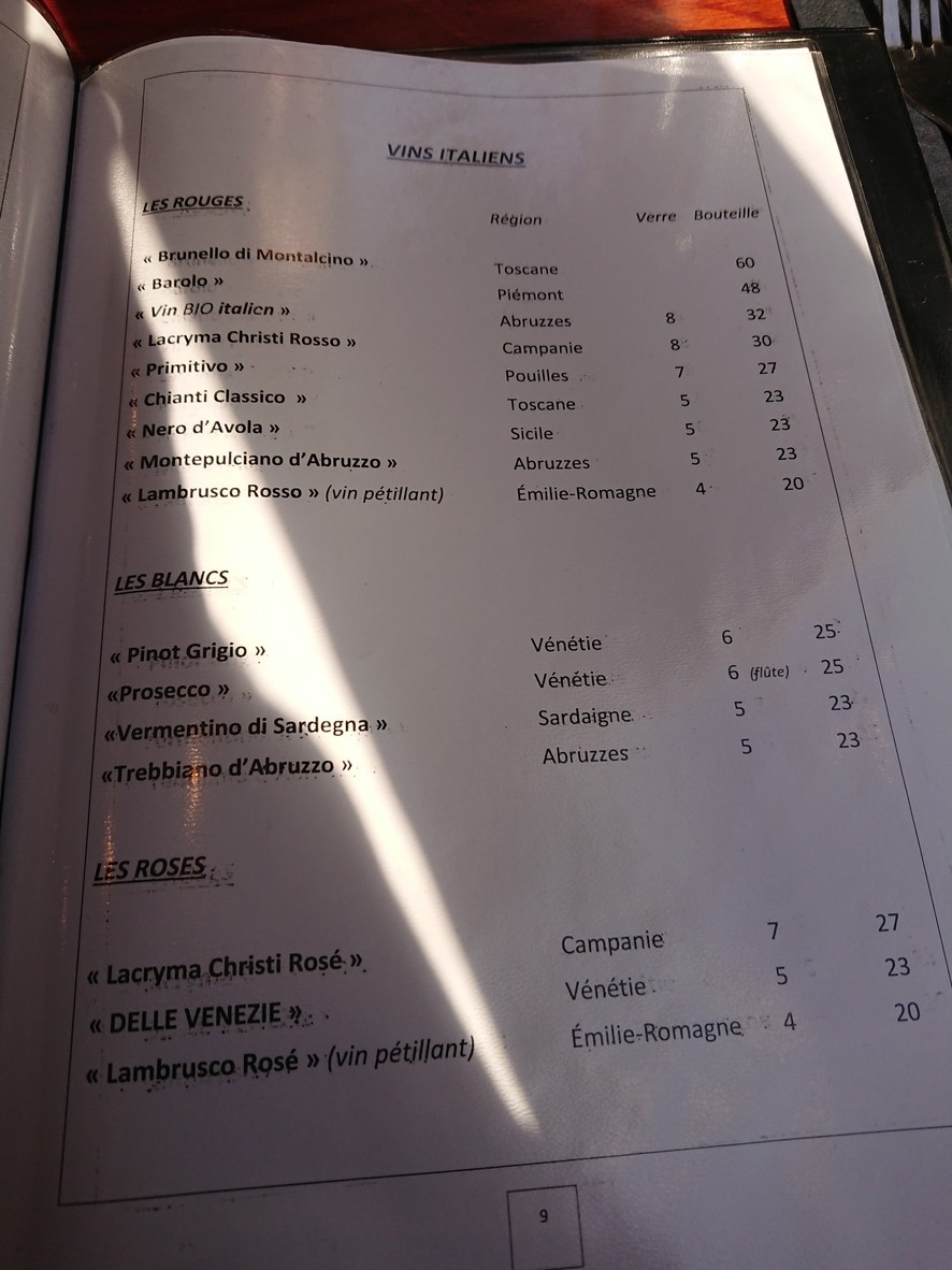Pizza e Fichi menu 4