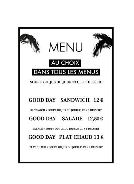 Soup & juice St Lazare