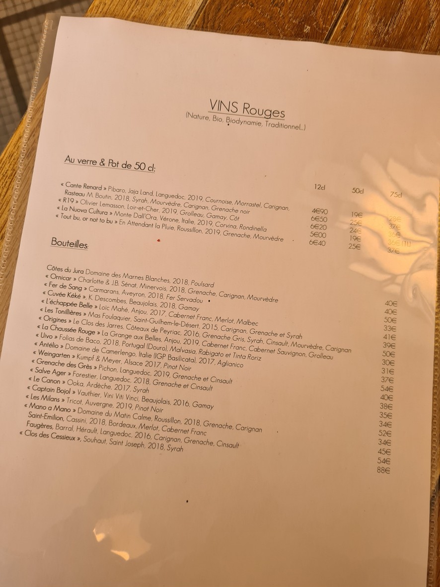 ChoueTte menu 2