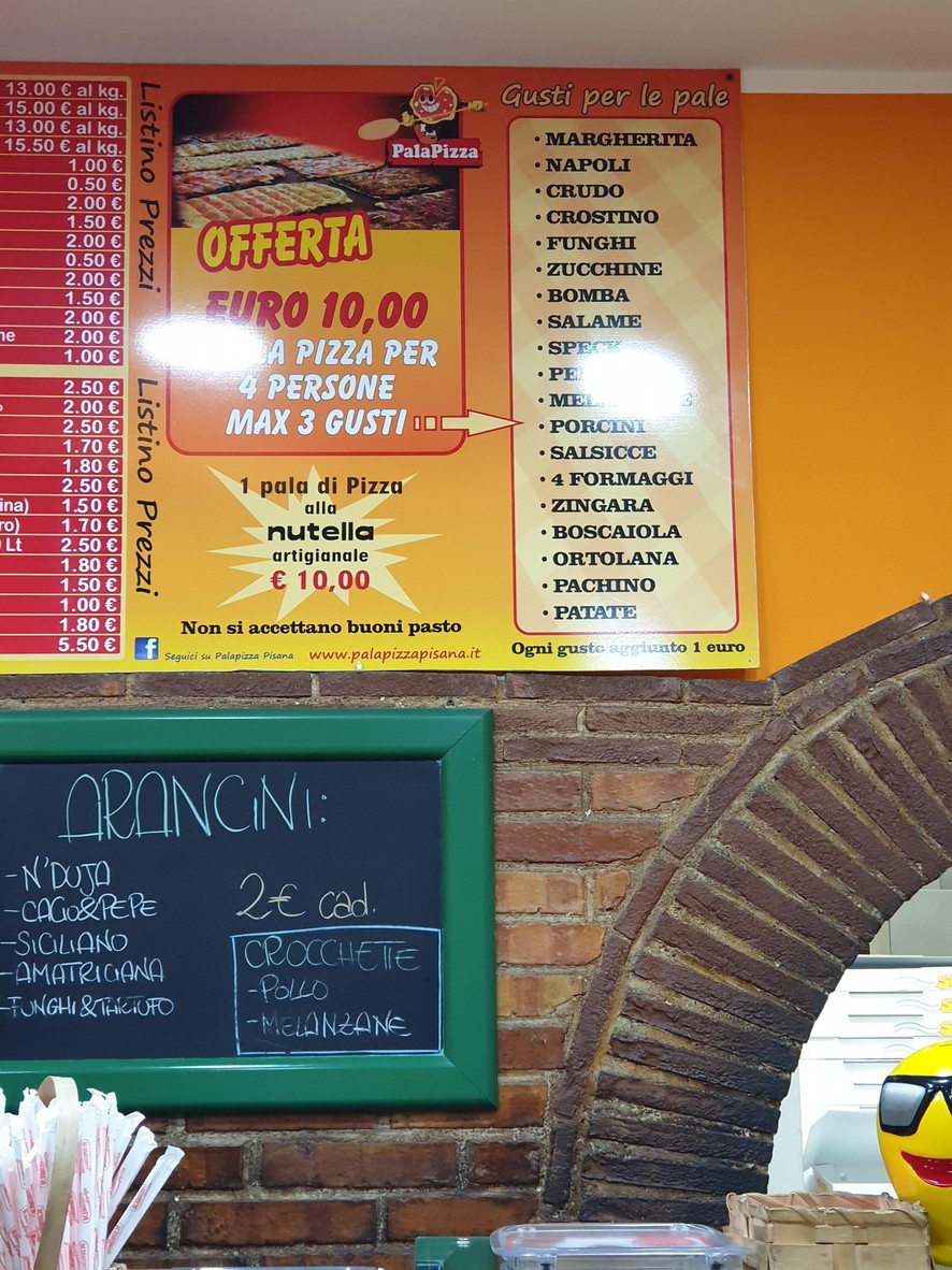 Palapizza menu 4