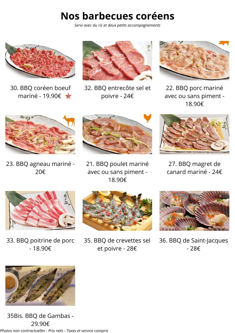 Shingané menu 1