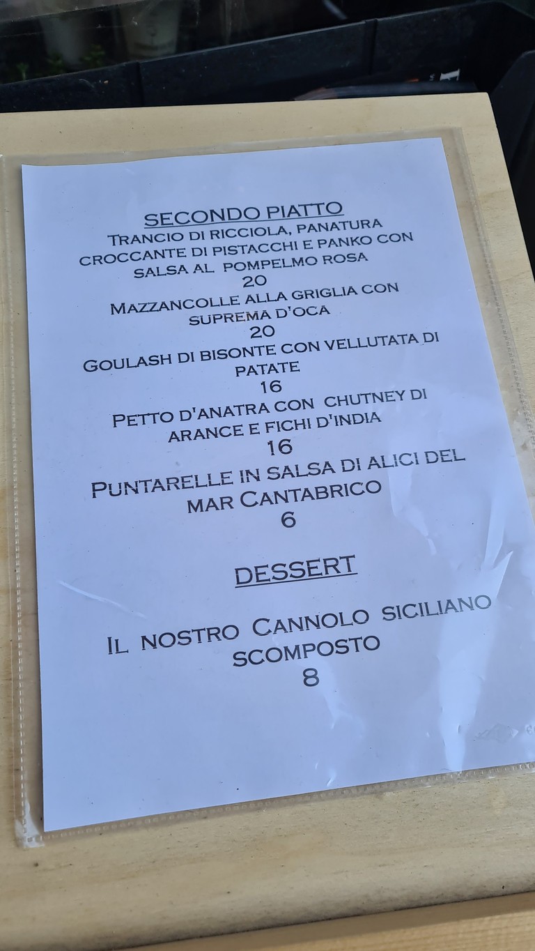 Osteria Poerio menu 2