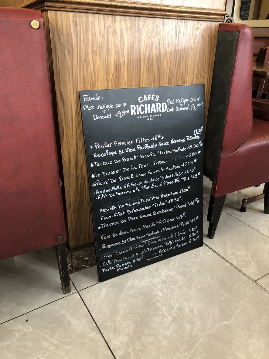 Tabac De La Tour menu 1