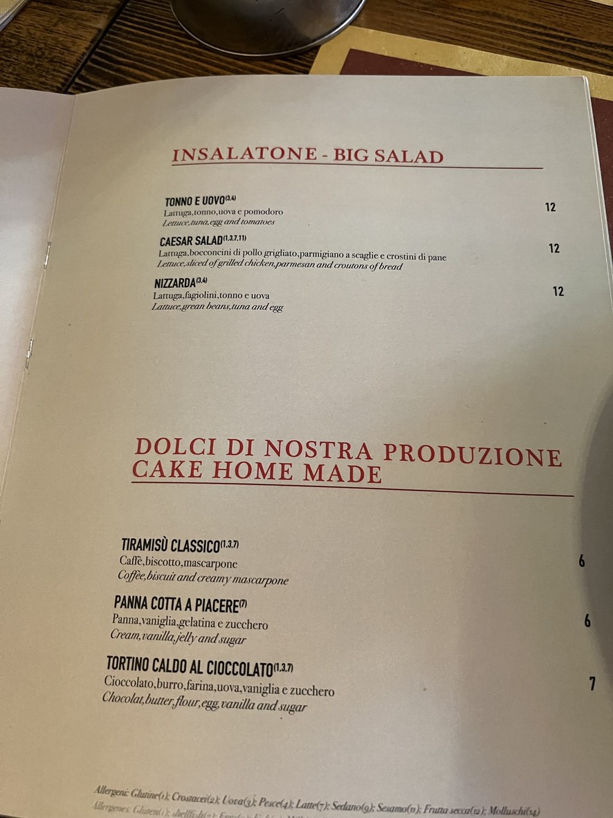 Pancia Felice Fornaci menu 7