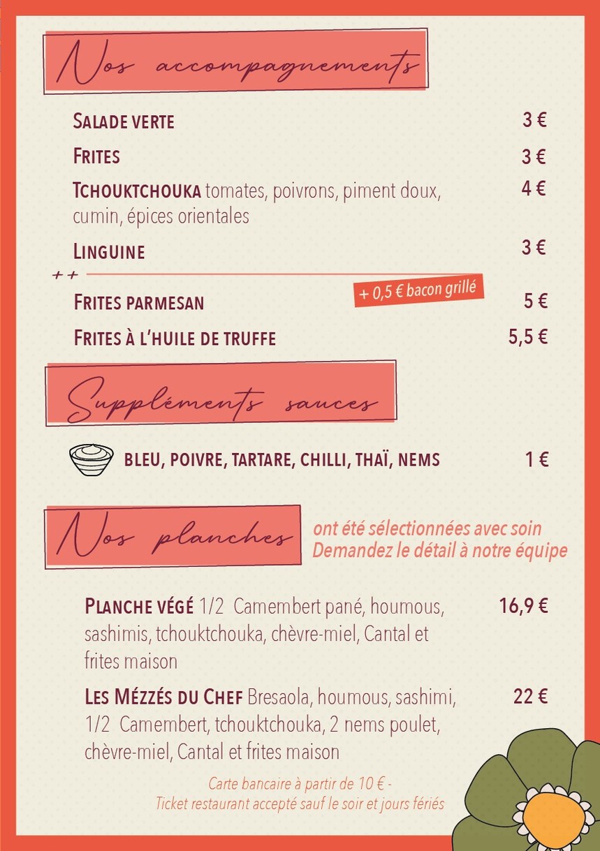 Jeannette menu 1