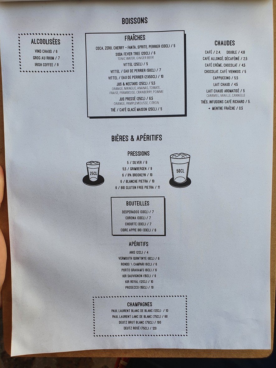 Comptoir Du Marche menu 2
