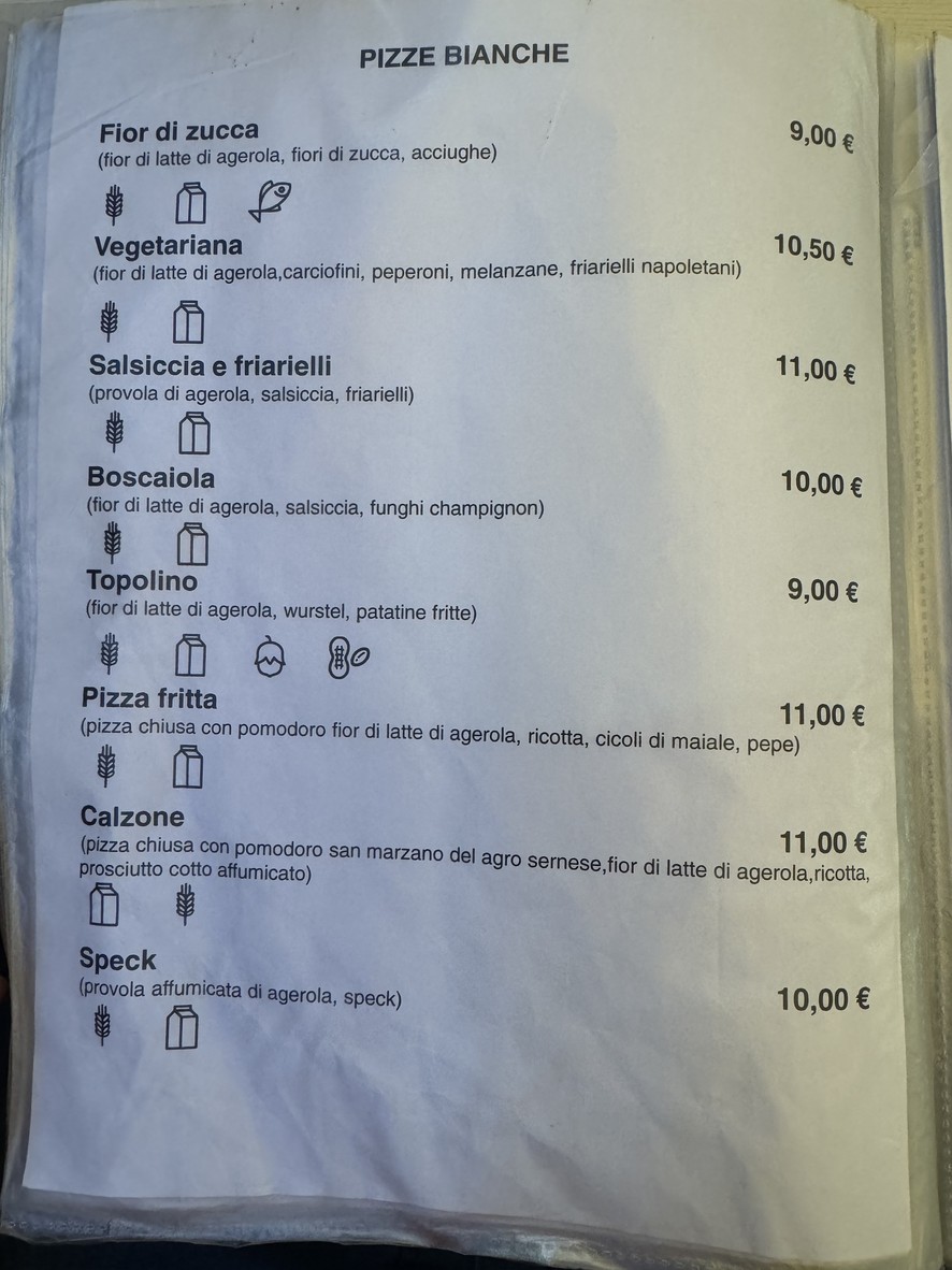 Fantasie Napoletane menu 4