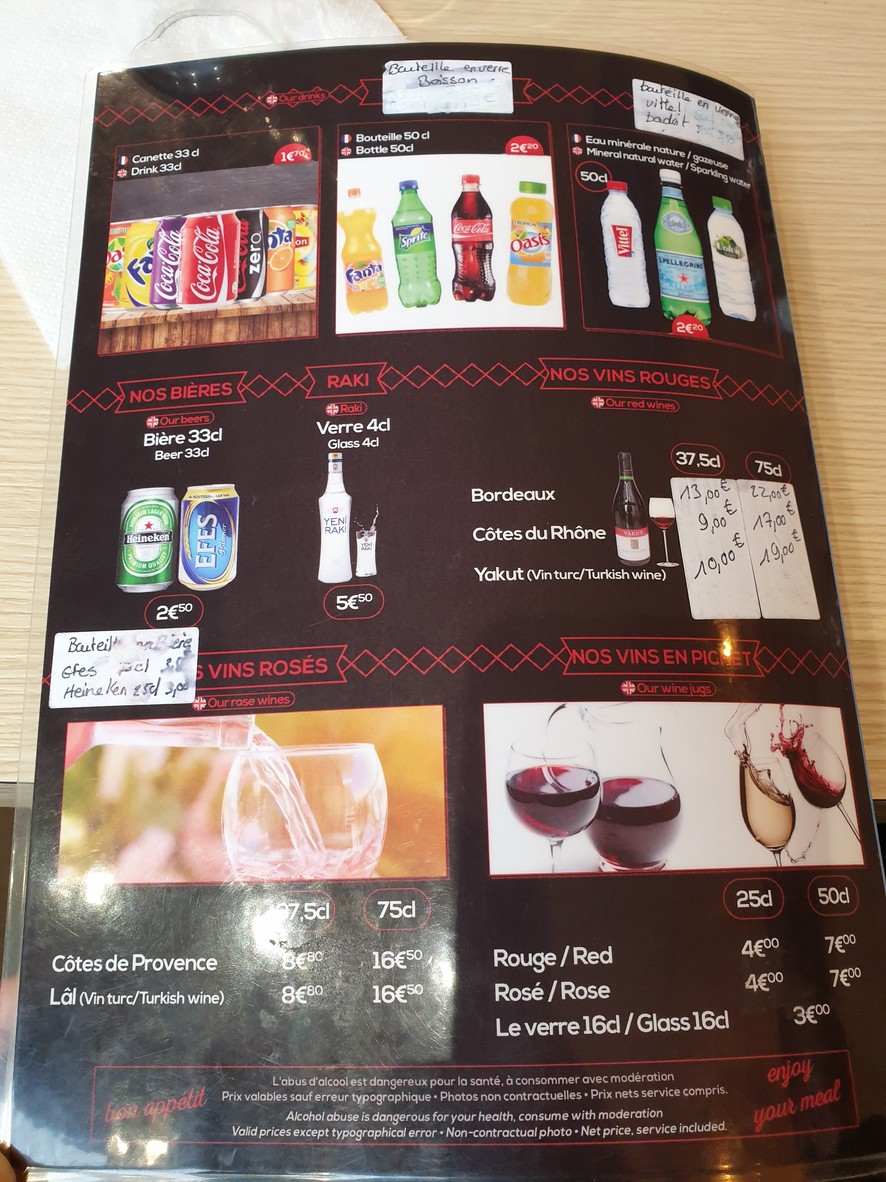 Le Paristanbul menu 3
