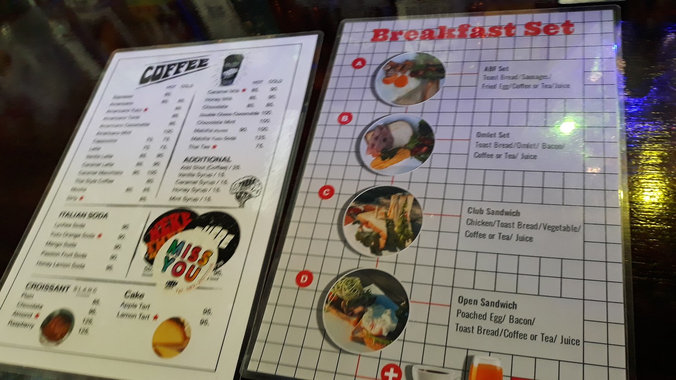 There Bar & Cafe menu 1
