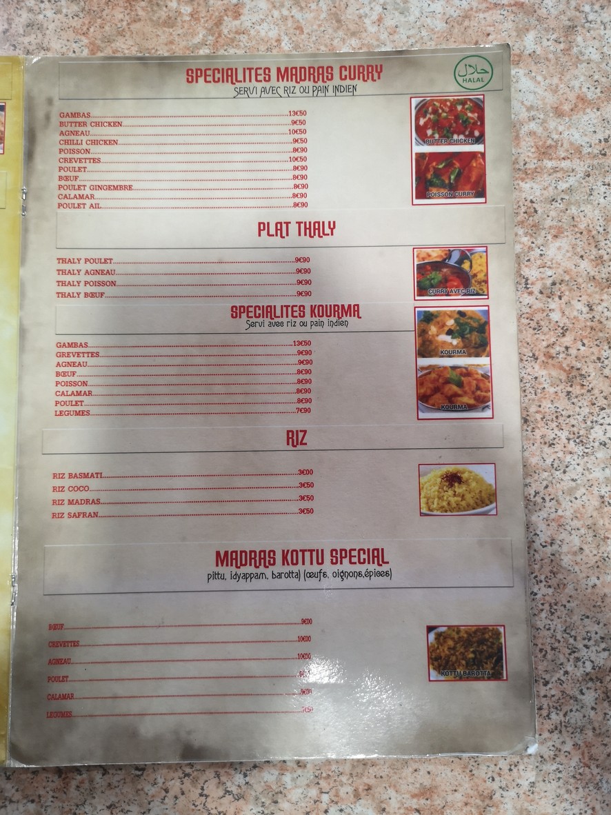 Jaffna Café menu 3