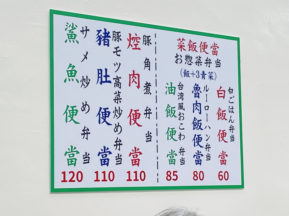 Zhu Ji Da Qiao Tou You Fan menu 1