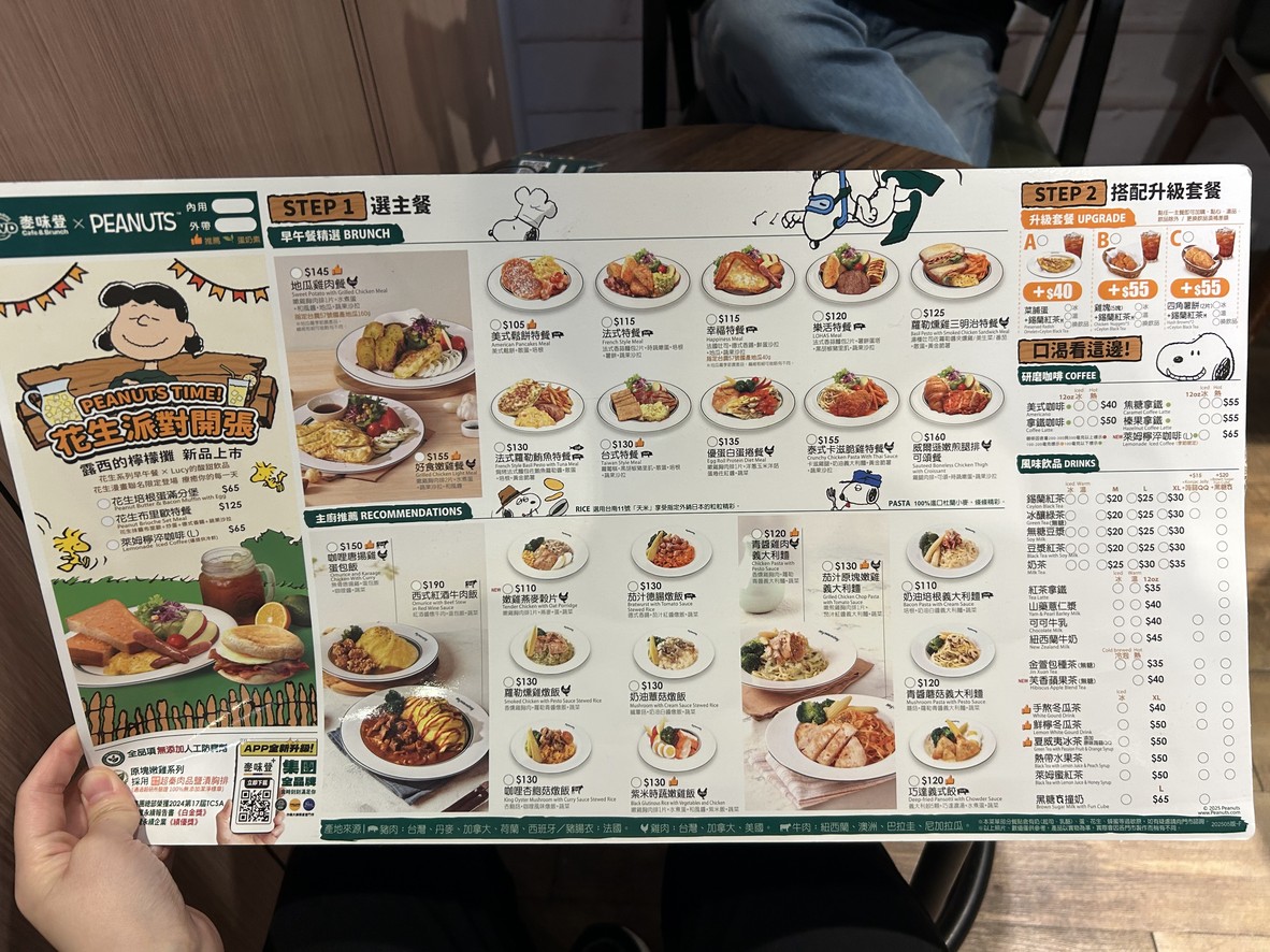 Mai Wei Deng cafe&brunch Bei Shi Jian Kang Dian menu 1