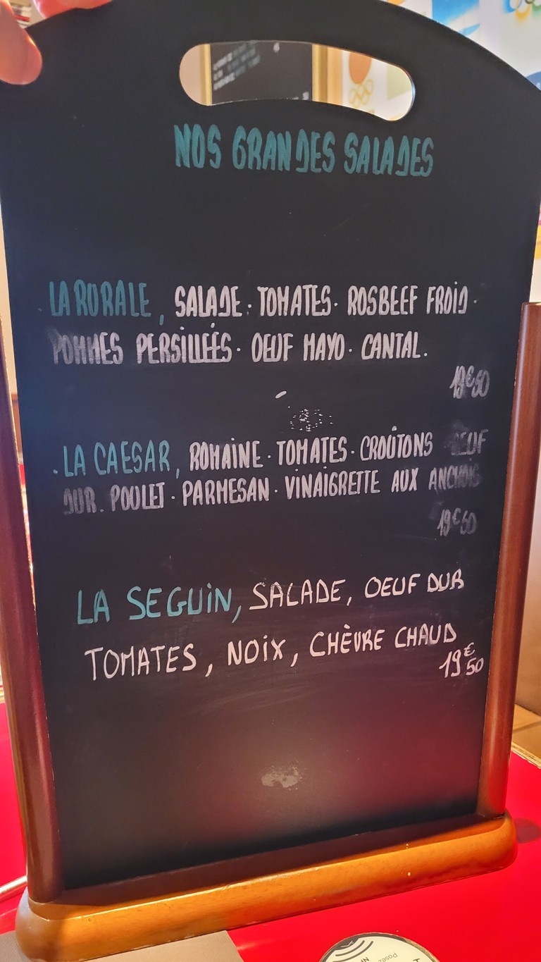 Pousse Café menu 2