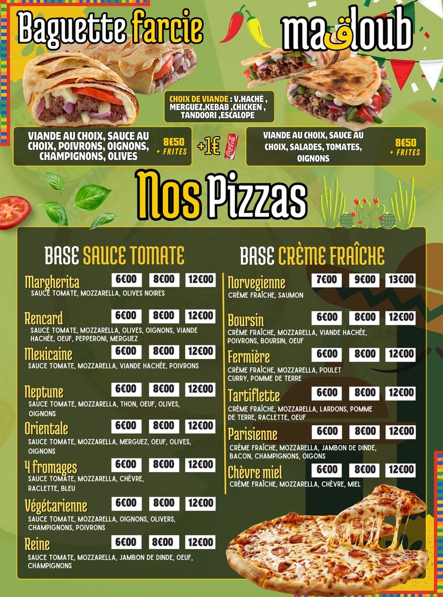 Le Rencard 13 menu 2