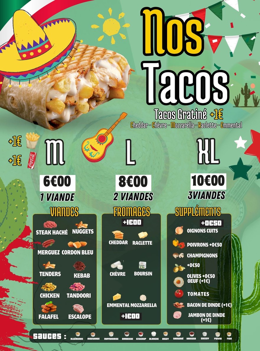 Le Rencard 13 menu 3