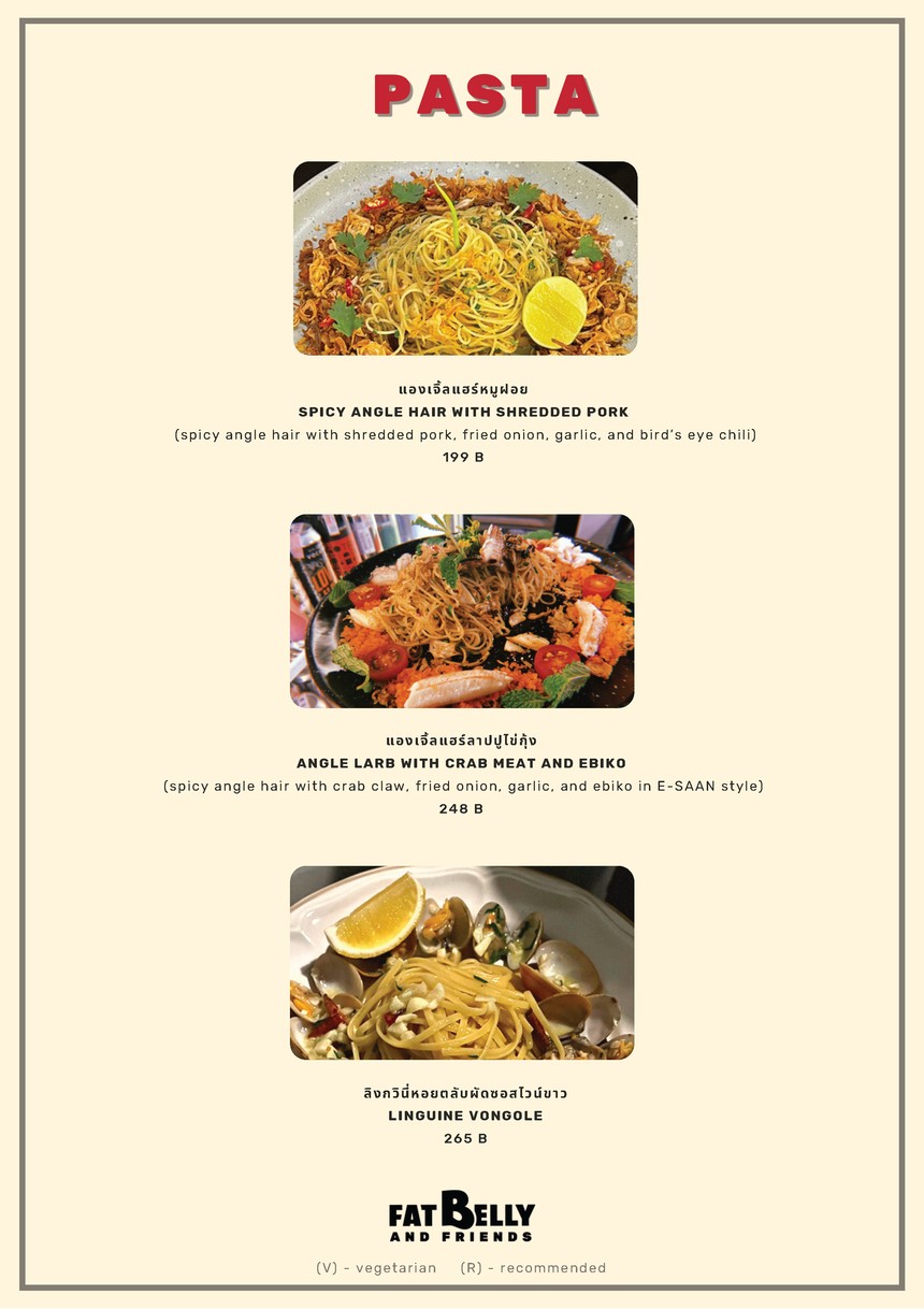 Fat Belly & Friends menu 6