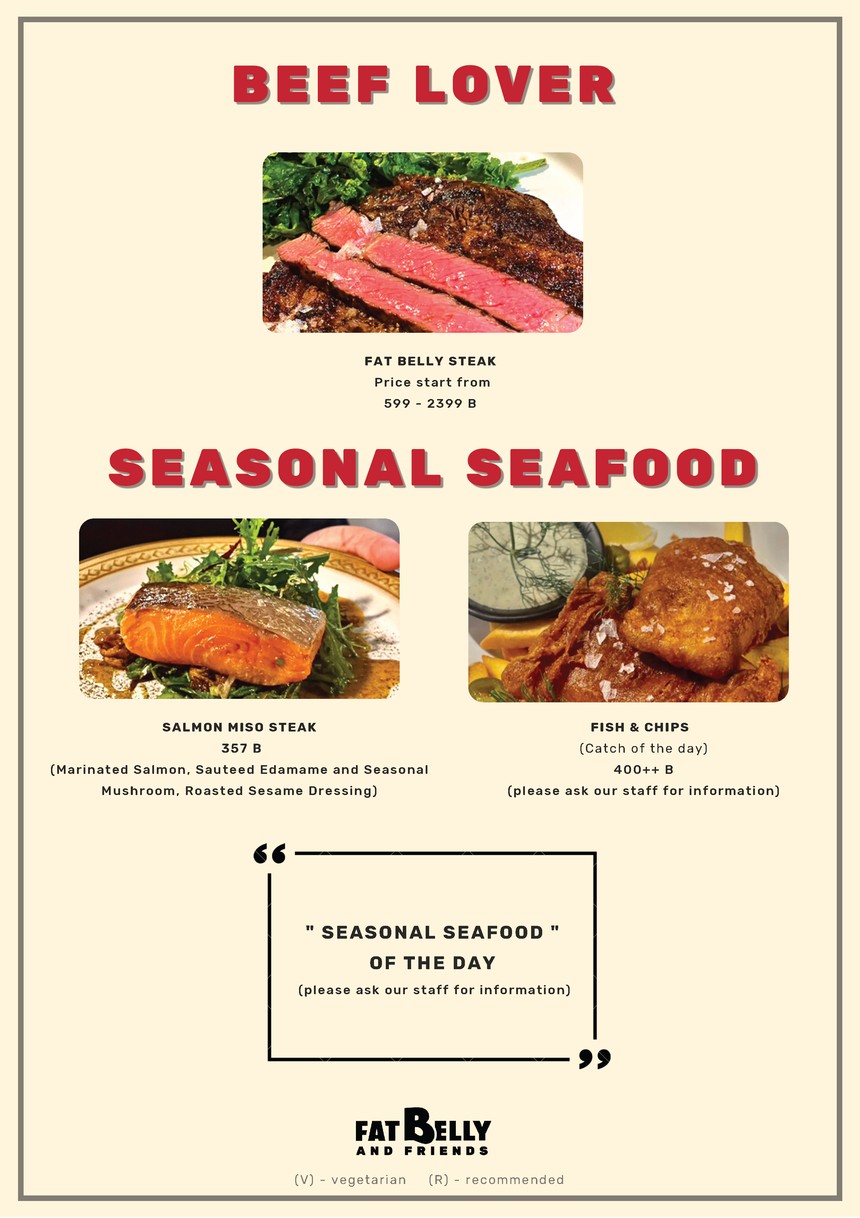Fat Belly & Friends menu 8