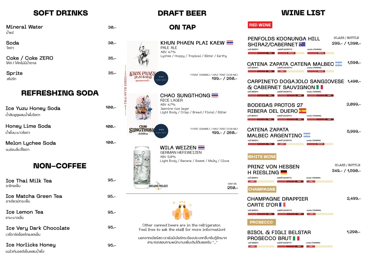 Fat Belly & Friends menu 10