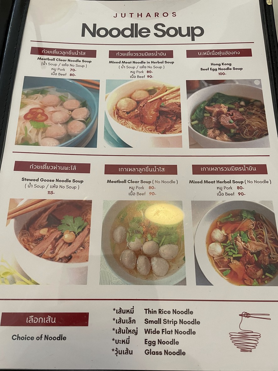 Jutharos menu 4