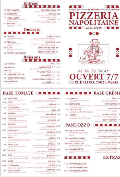 Pizzeria la napolitaine