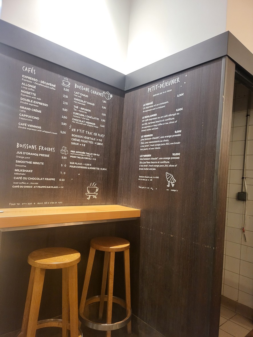 Boulangerie Eric Kayser - Duroc menu 1