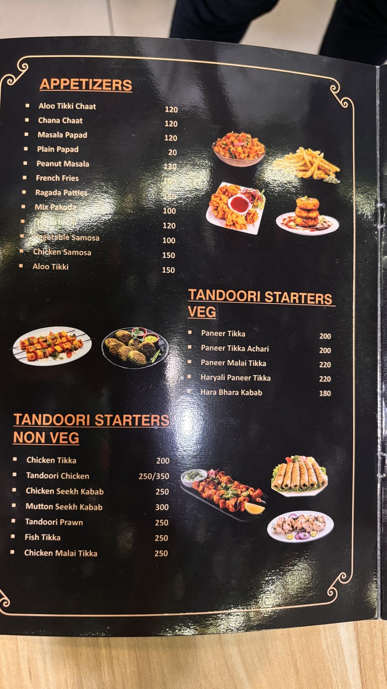 泰姬陵印度餐厅 menu 1