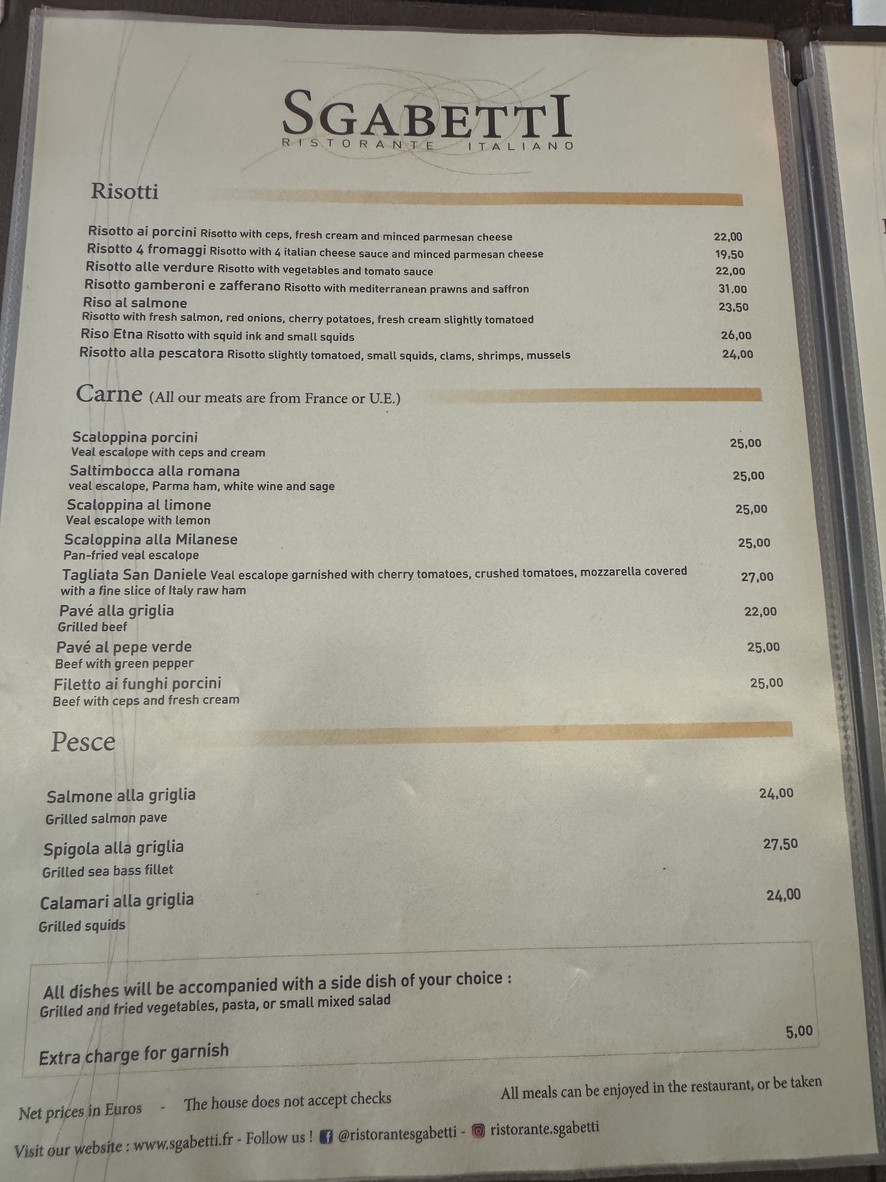 Sgabetti menu 3