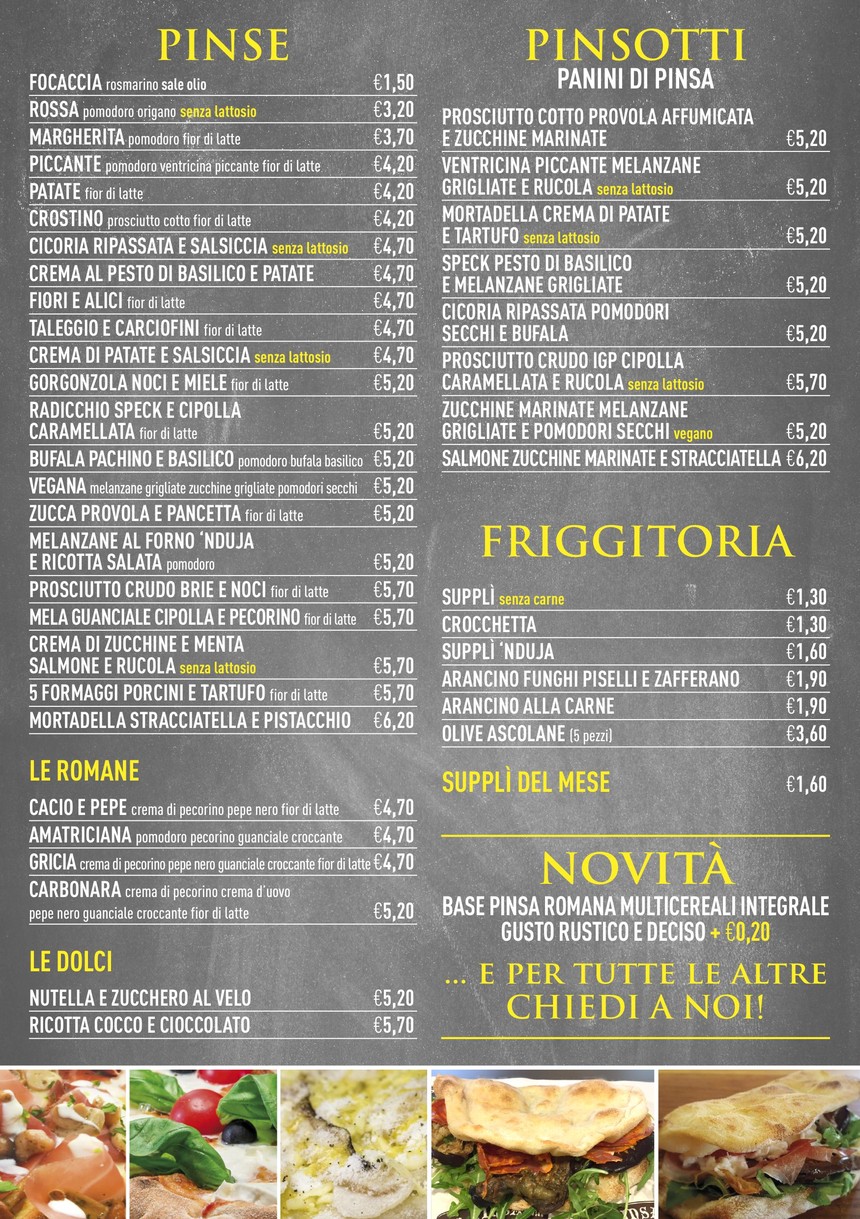 Rim...Pinsa...Mi menu 1