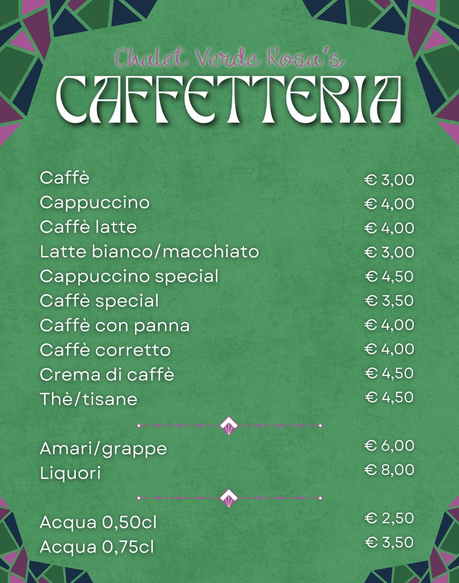 Chalet Verde Rosa's menu 5