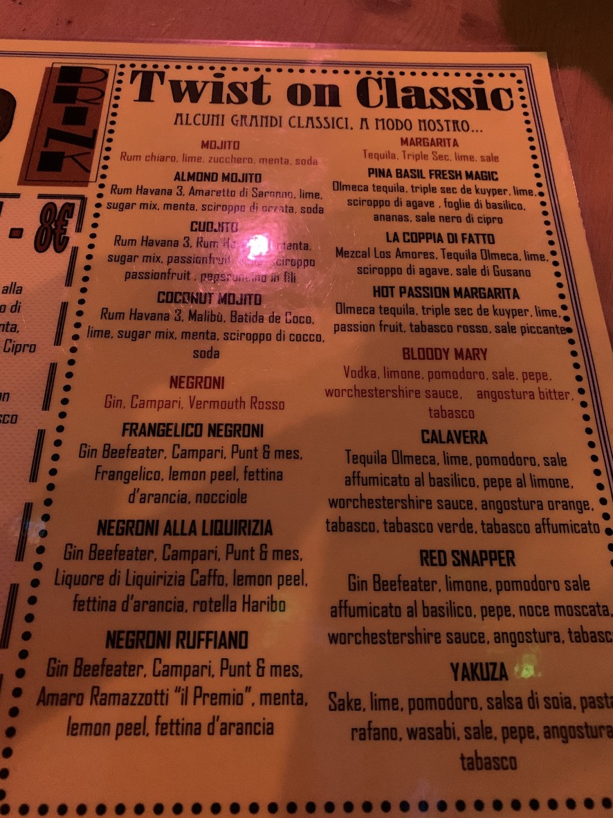 Angeli Rock menu 4