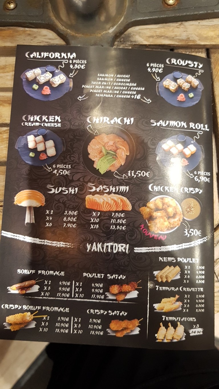 Food halal. menu 3