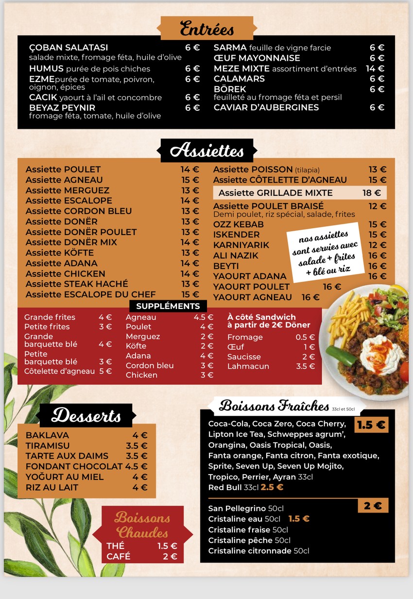 OZZ GRILL menu 3