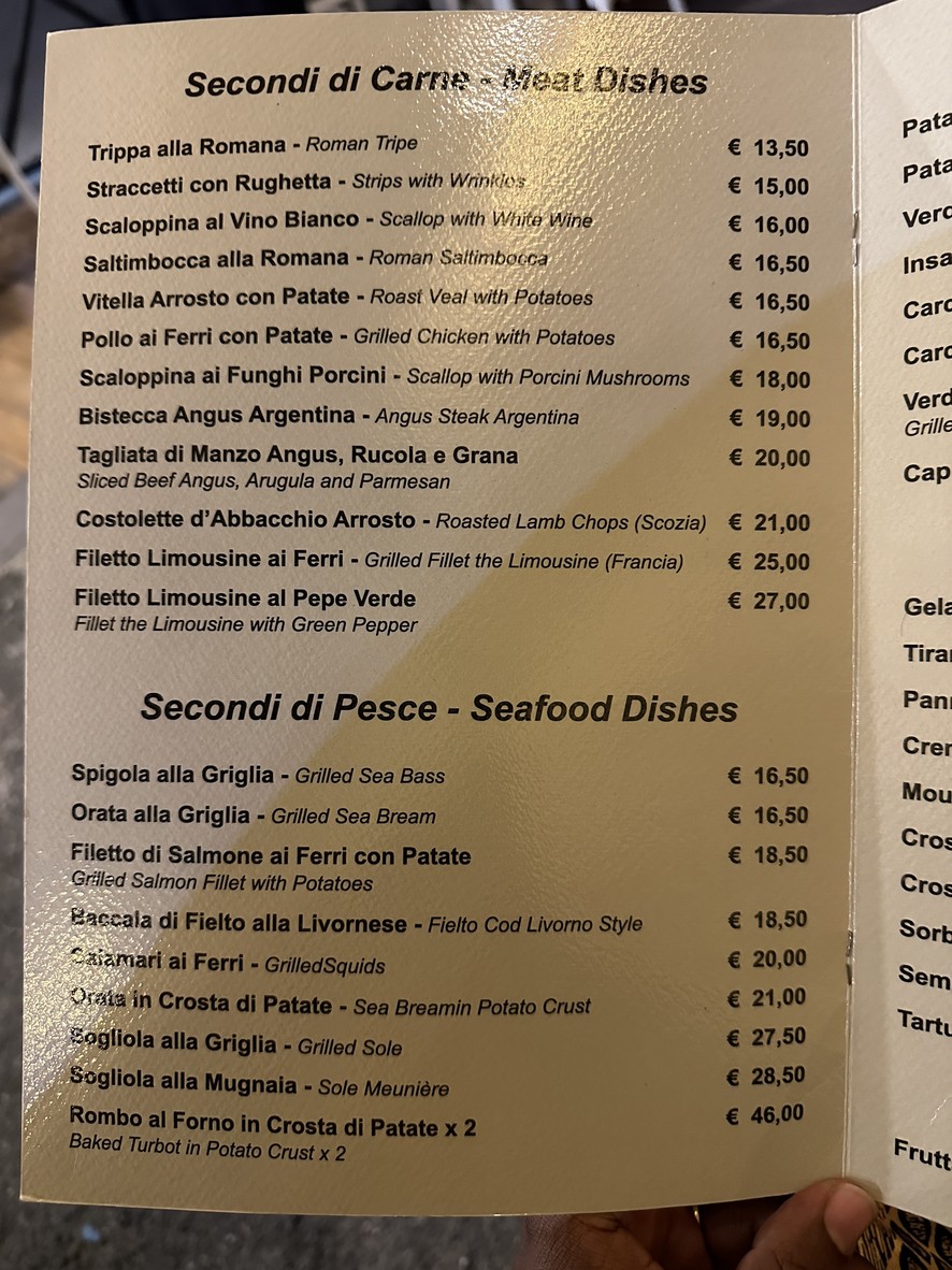 Ristorante Al Padovano menu 3