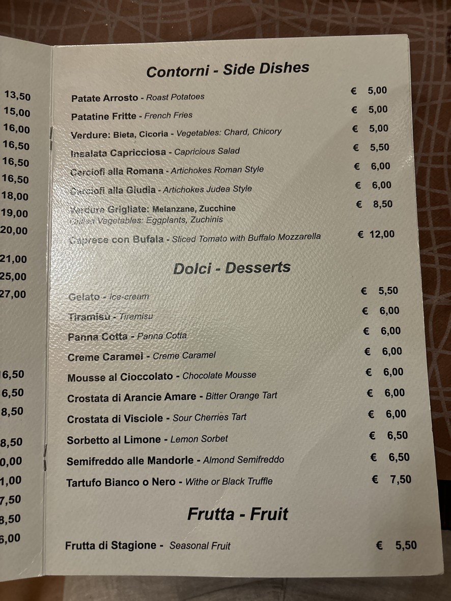 Ristorante Al Padovano menu 4