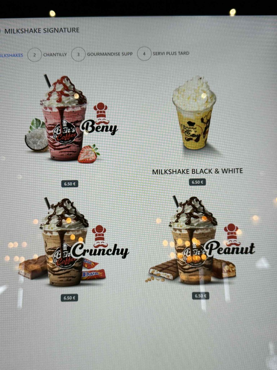 Ben's Coffee menu 3