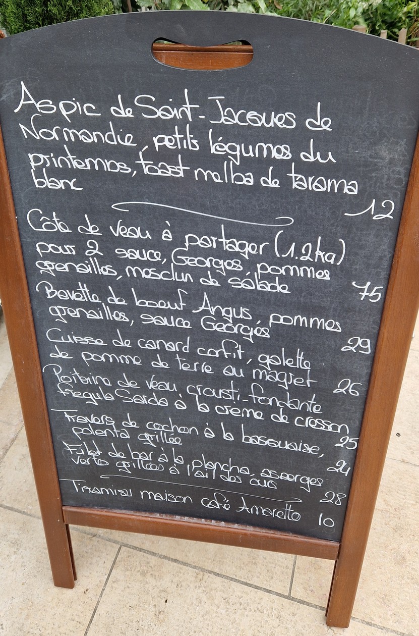 Maison Georges menu 4