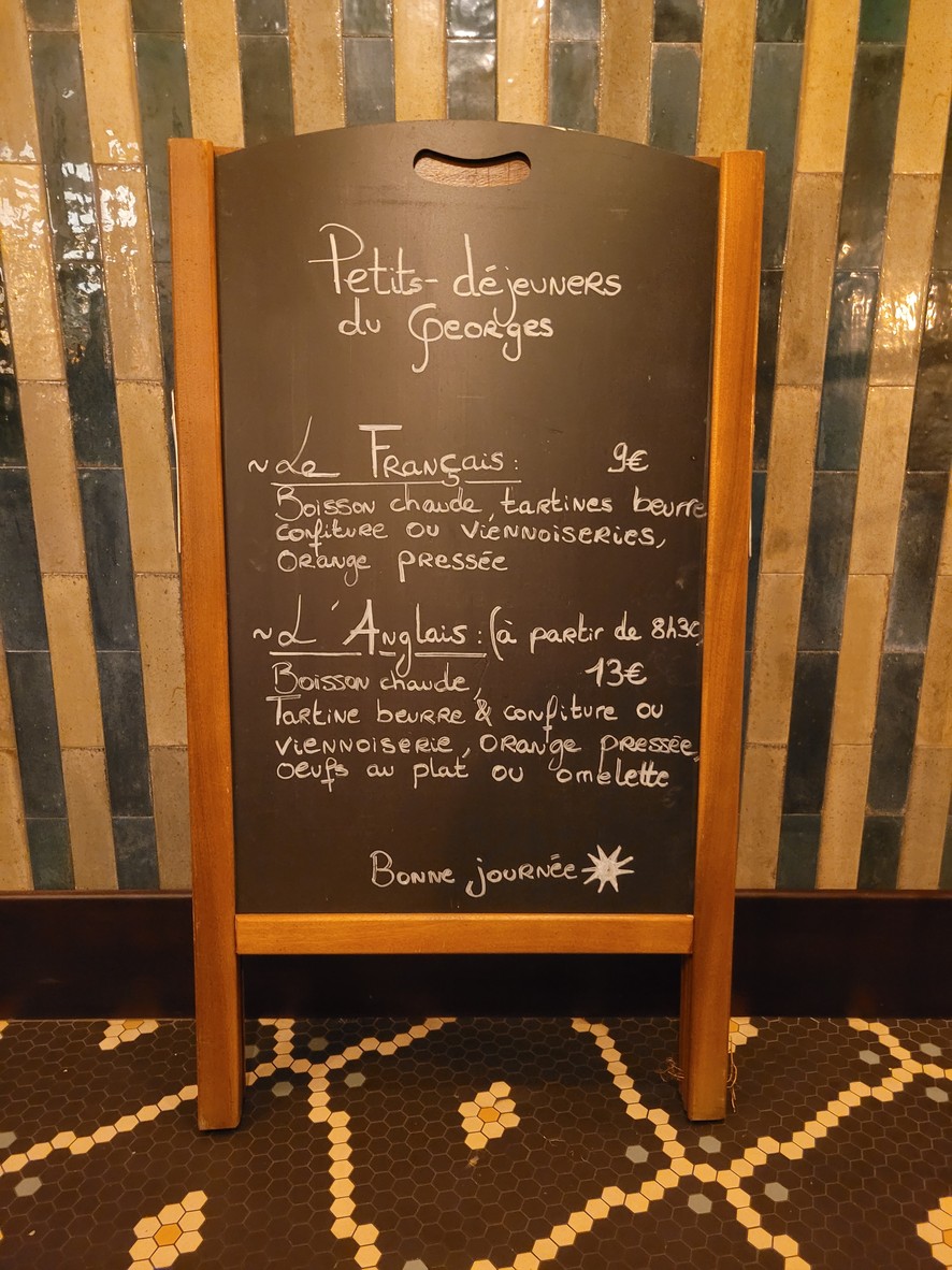 Maison Georges menu 5