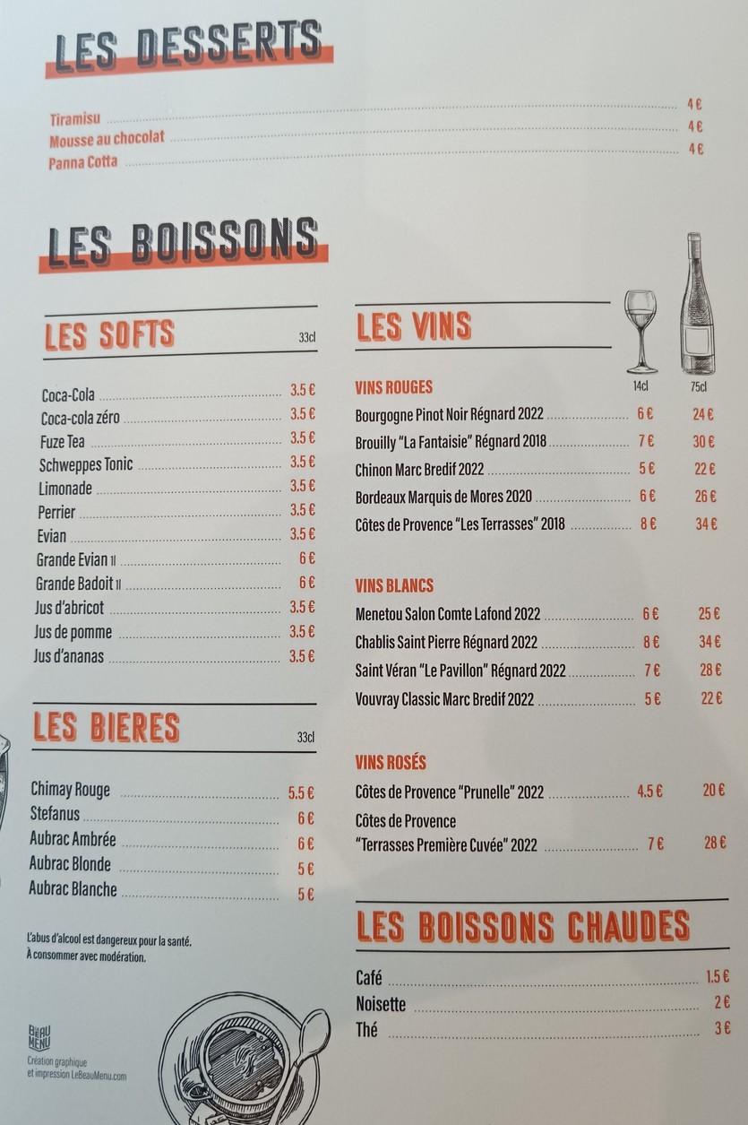 Le Buron à Pizza menu 3