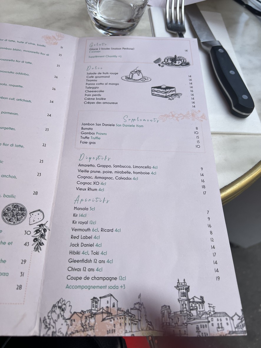 Villa Verdi menu 3
