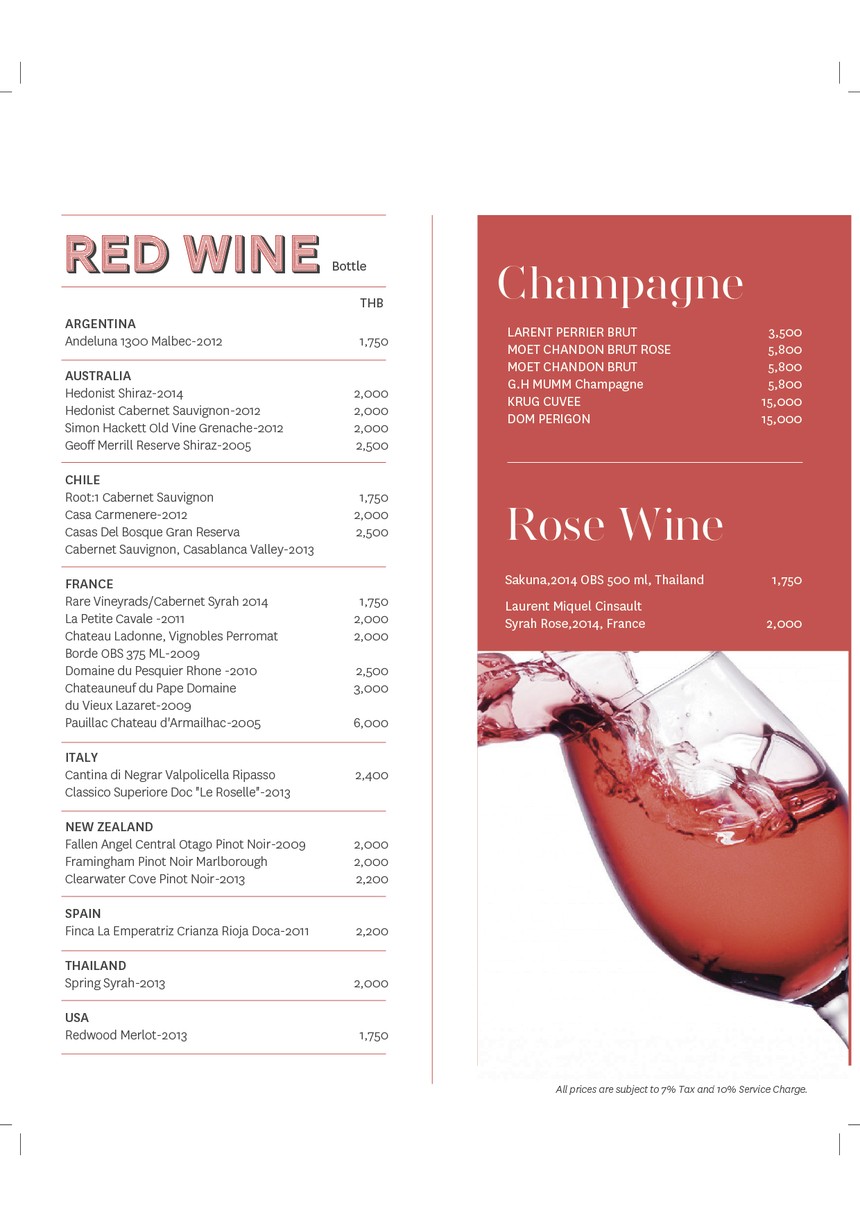 Gourmet Bar menu 4
