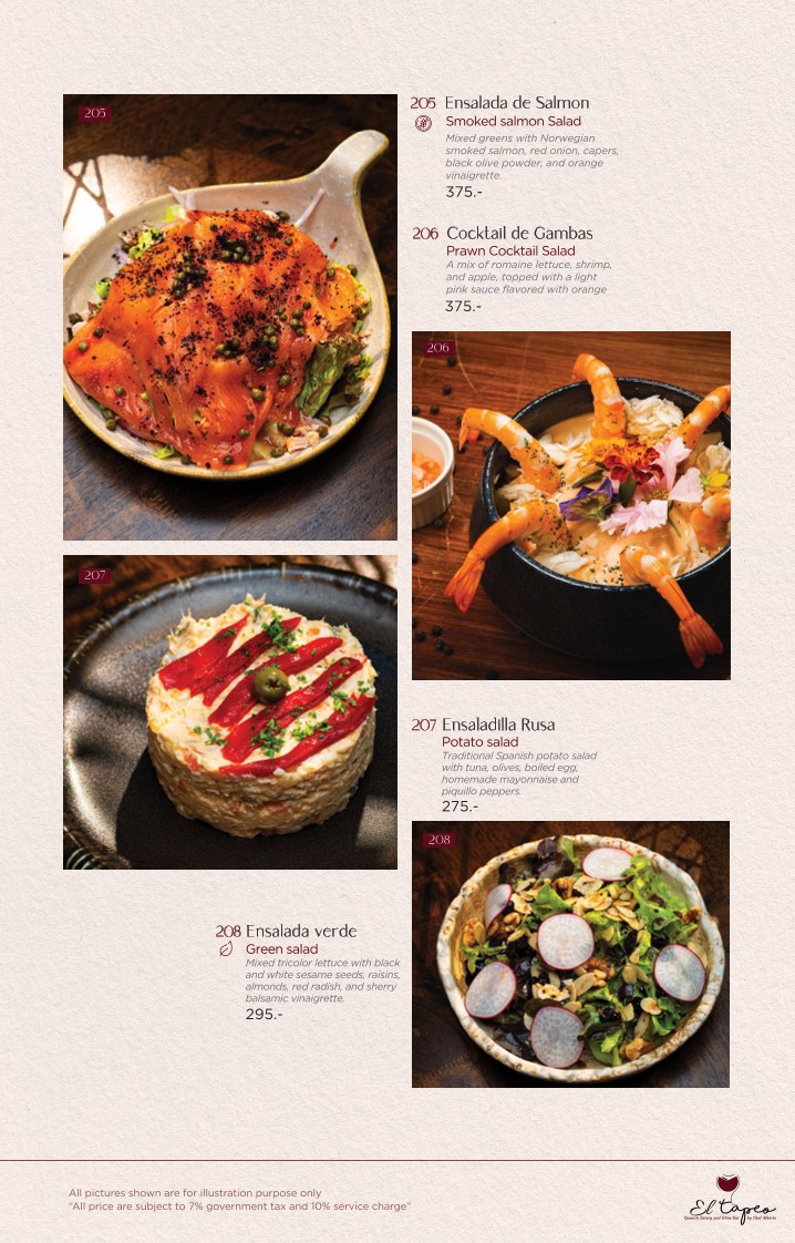 El Tapeo menu 3
