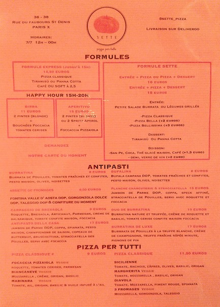 Sette Pizza
