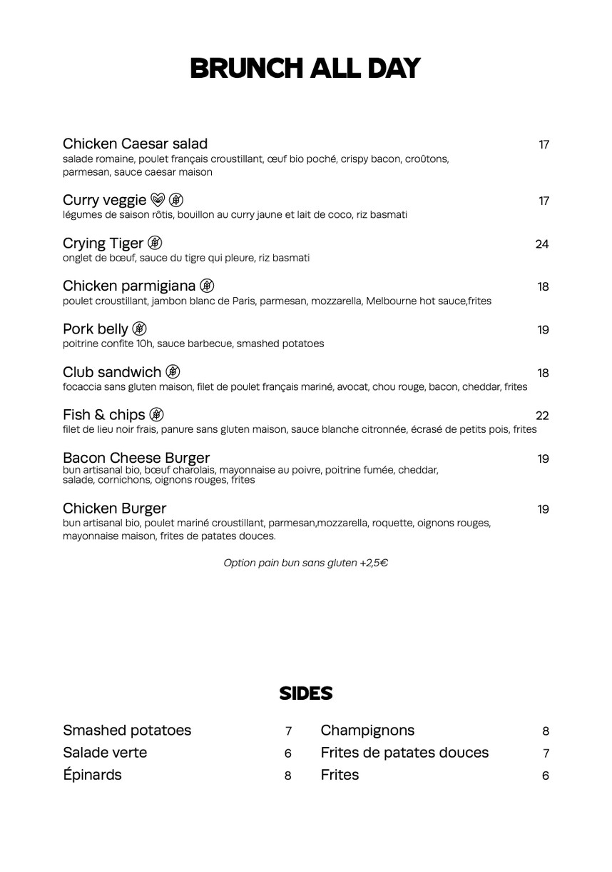 Loulou' Friendly Diner menu 2