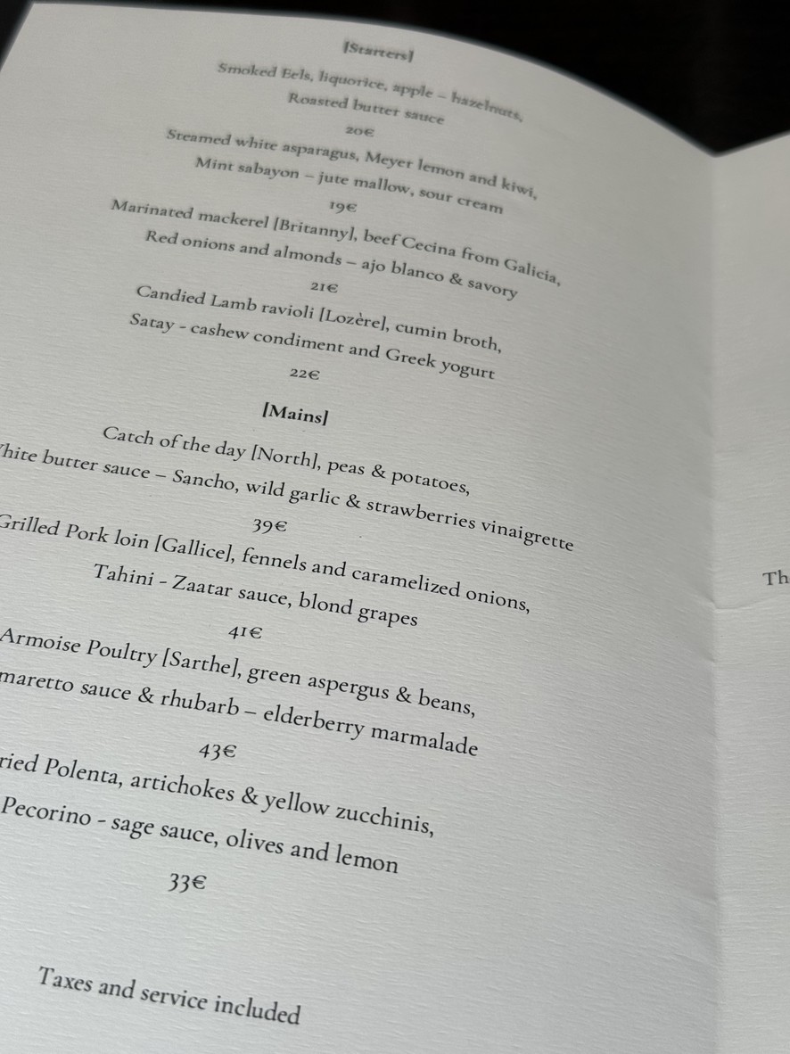 Restaurante Eels menu 2