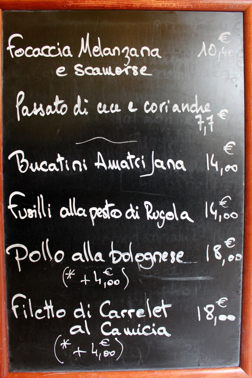Swann et Vincent menu 3