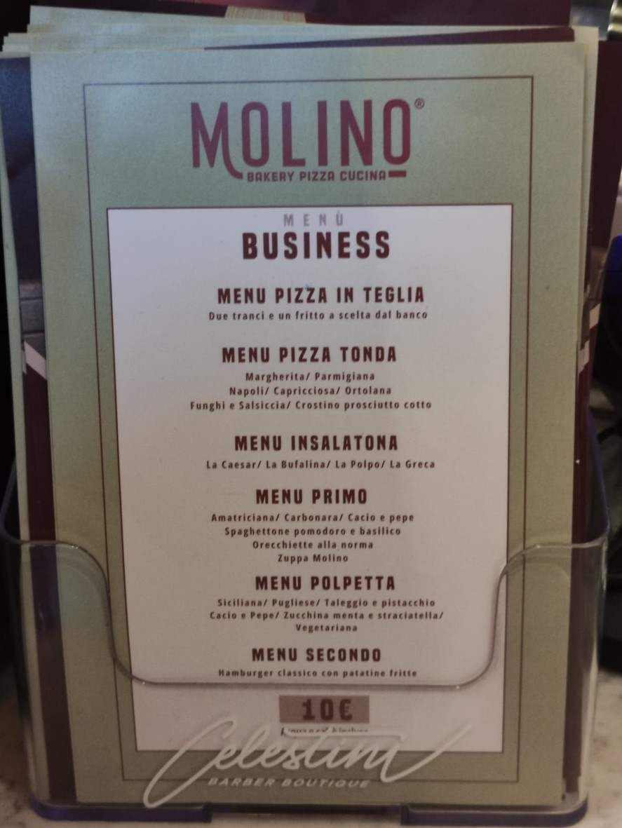 Molino bakery bar & cucina menu 4